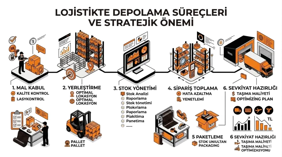 Lojistikte Depolama Süreçleri