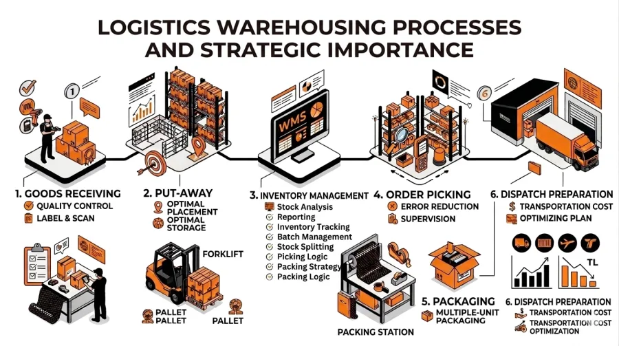Warehousing Processes in Logistics